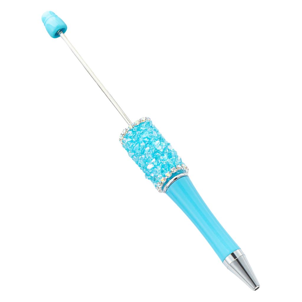 Beadable Ballpoint Pen Rhinestone Ballpoint Pen Funny Writing Pen for Boy Girl Kid Class Reward Birthday Party Favor