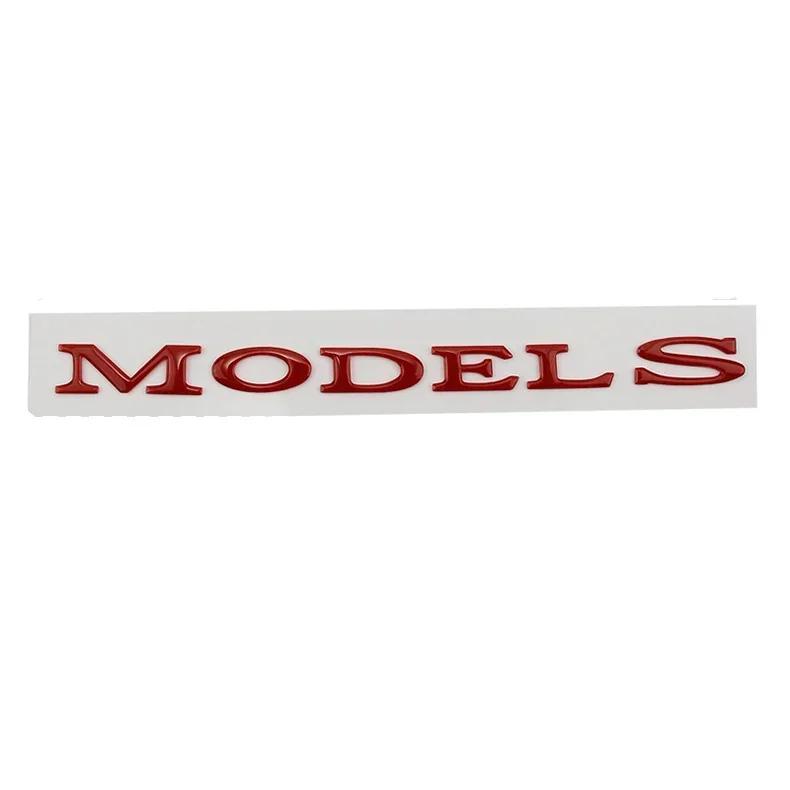 Metal ABS Car Styling Trunk Rear Tail Body Side Badge Sticker for Tesla Model 3 S X Y DUAL MOTOR Emblem Exterior Accessories