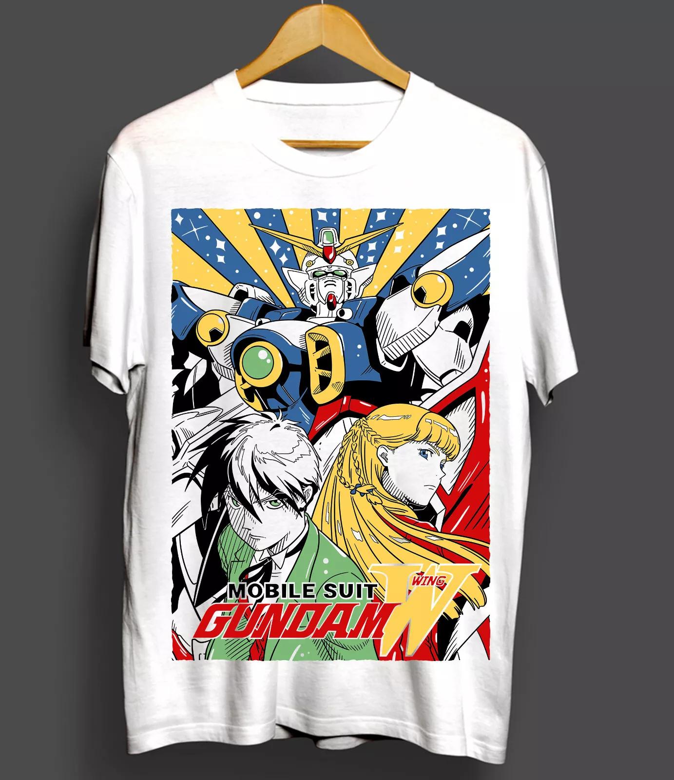 

Japanese Anime Men s and Women s T-Shirts Gundam Wing T-Shirts Japanese Anime T-Shirts Manga Shirts Graphic Art All Sizes 4XL