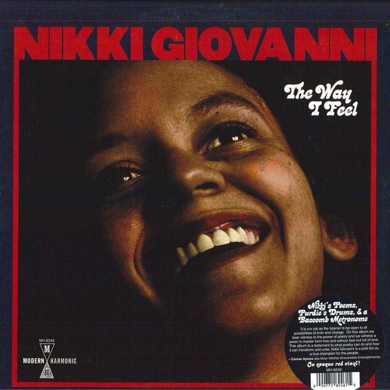 

LP Record NIKKI GIOVANNI - The Way I Feel MH8246 Modern Harmonic 2021 US Soul/Funk