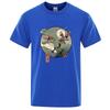 Summer Mens Tshirt High Quality 100 Cotton Anime Dinosaur Printing Casual Cool Oneck Men Tshirt Male Top for Men Tees