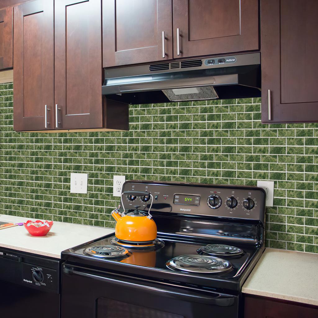 6Pcs 15X30cm DIY 3D Marble Mosaic Wall Stickers Imitation Brick Bedroom Decoration Waterproof Self Adhesive Tile Wallpaper Kitchen Cupboard Decor