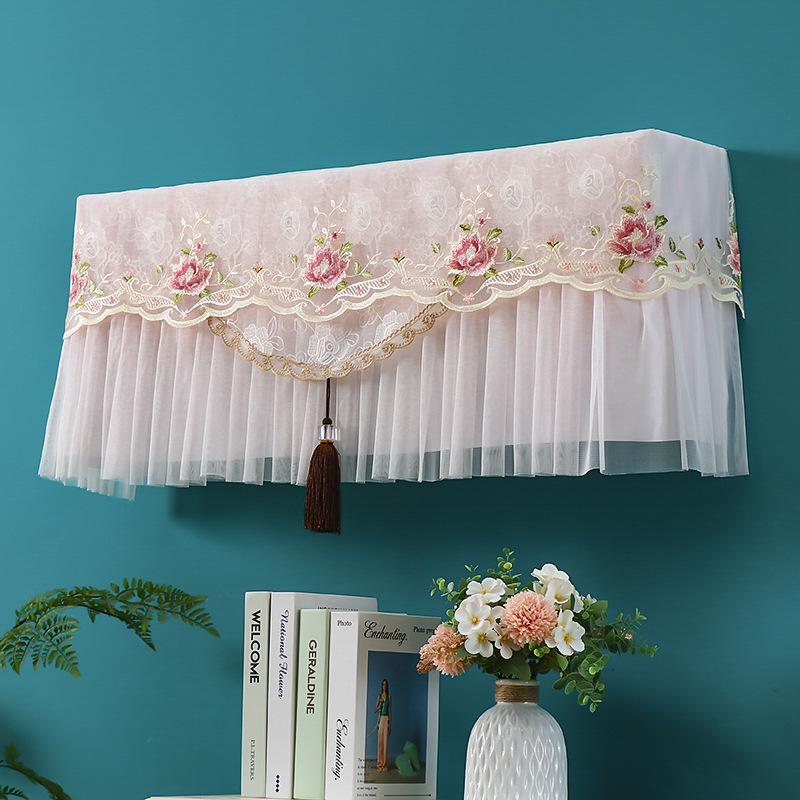 Chinese Style 2-HP Hanging Air Conditioner Dust Cover, Embroidered, Simple & Modern, Use Without Removing Windshield