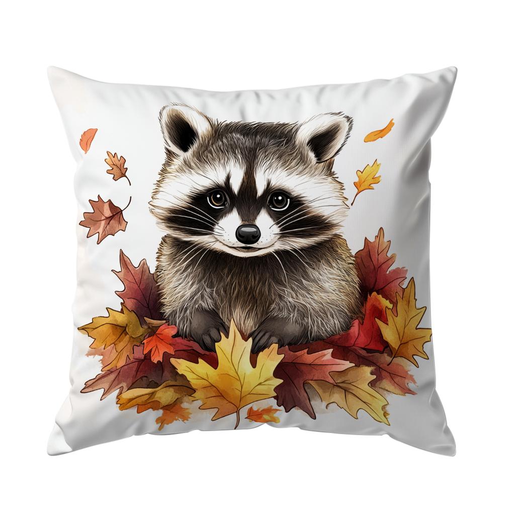 Autumn Small Animals Pillowcase Printed Polyester 45x45cm Throw Pillowcover Decorative Sofa Cushion Pillowslip Home Decor
