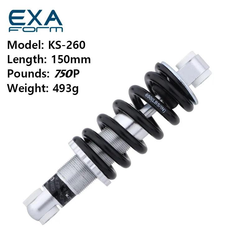 Amortiguador de Resorte 150mm 160mm 155mm Exa Form Mtb Suspensión Trasera de Muelle Amortiguador de Compresión Para Patinete Bicicleta Eléctrica de Montaña