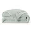 Housse de couette en percale 240 x 260 cm vert celadon Perrine