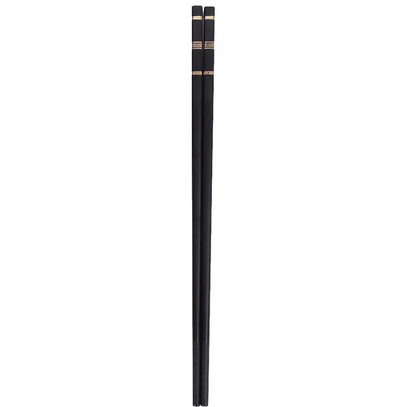 Metal Alloy Chinese Chopstick Reusable Non-slip Sushi Food Chop Sticks Japanese Korean Chopsticks Kitchen Tableware Accessories