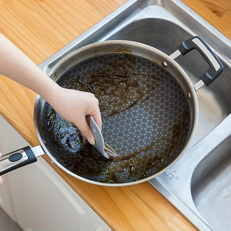 1 pz, raschietto morbido, raschietto da cucina per uso domestico, raschietto morbido multifunzionale da cucina a forma di cartone animato, utensile da cucina per la pulizia delle macchie d'olio.