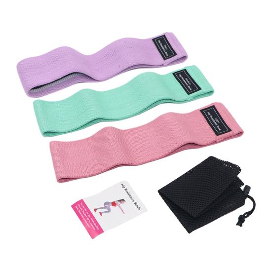 1/3 Peças Banda de Resistência Glúteos Construção de Quadril Booty Band Homens Mulheres Yoga Treino Pernas Coxas Faixa Elástica de Exercício Faixa de Treino de Alongamento