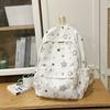 Korean Schoolbag Junior High School Girls Ins Fresh Stars High Value Backpack High School Students Large Capacity Lightweight Backpack