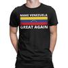 Men T-Shirt Make Venezuela Great Again Vintage Cotton Tee Shirt Short Sleeve T Shirt Crewneck Clothes Summer