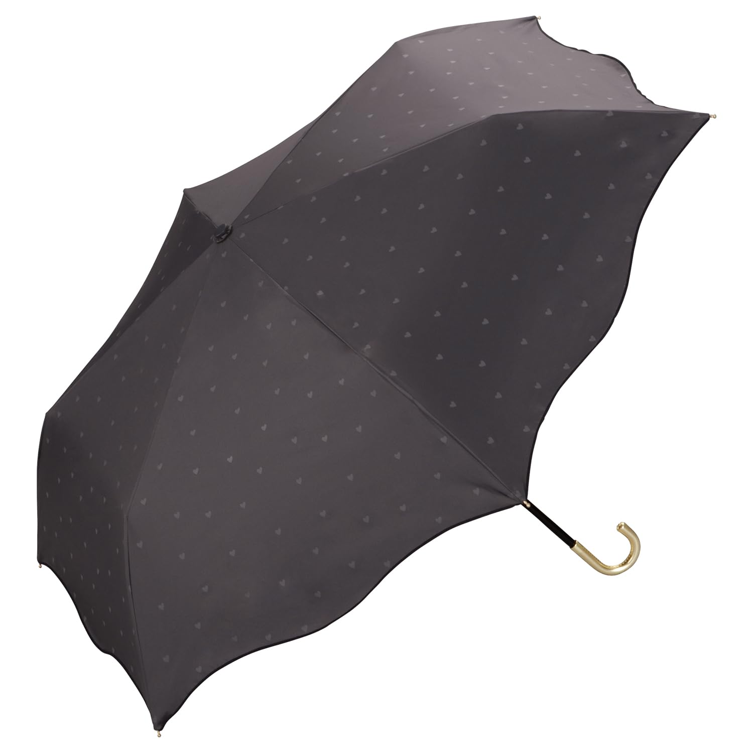 

Складной Солнце Сердце Нежный Угольный Свет УФ UPF Подходит для Дождя или Женственный Пастельный Стильный и Милый для Поездок на Работу или Продукт [2024] Wpc. Зонтик,