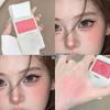 Gege Beer Sliding Mousse Blush & Lip Duo: Youthful Glow, Nude Korean Style.