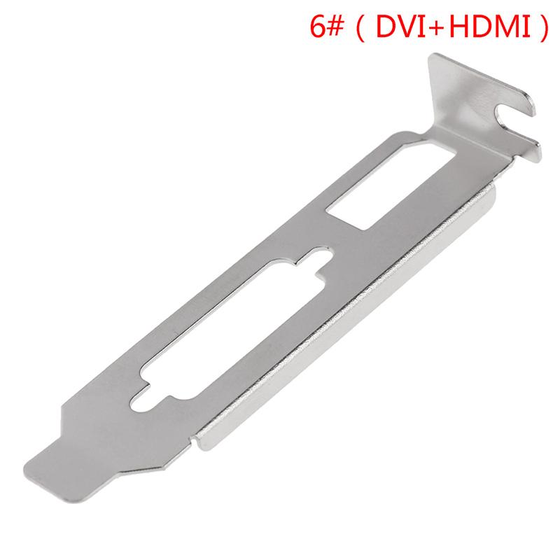 Lavprofil brakettadapter Dvi Hdmi Vga-port for grafikkvideokort med halv høyde