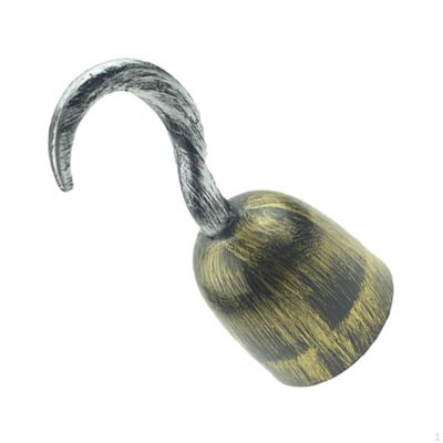 Kostým Cosplay Halloween Hrací rekvizity Simulace Pirátský hák Hračka pro Karnevalový svátek