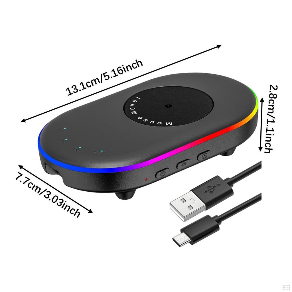 Mice Jiggler Mover Undetectable Easy to Use Silent Keeps PC Active for Office