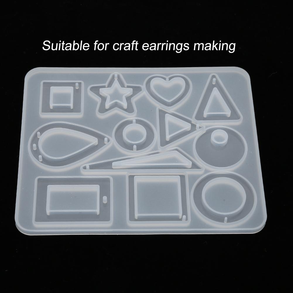 248pcs / set Earrings Casting Molds DIY Craft Jewelry Pendant Making Mold Accessory