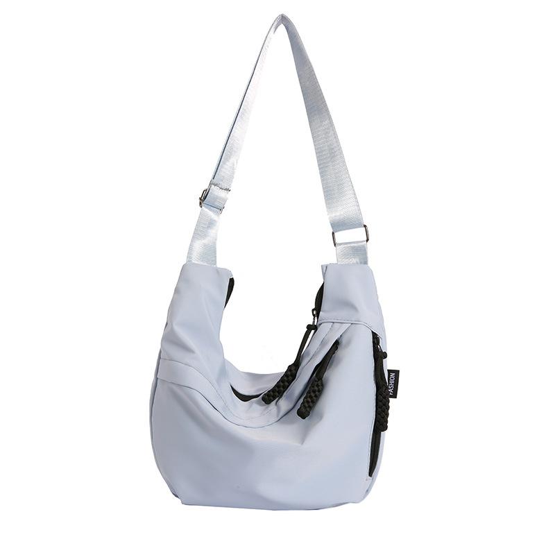 

Oxford cloth bag messenger bag women s 2025 new fashion shoulder bag large capacity messenger class commuter dumpling bag синий