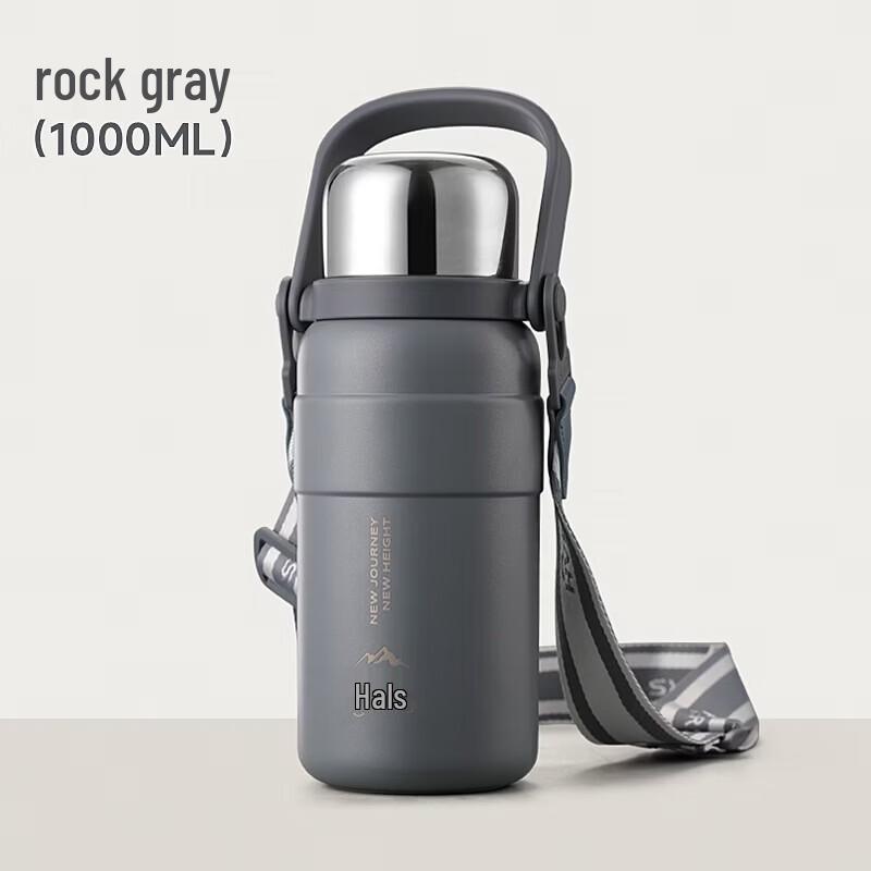 HAERS 1L 316 Stainless Steel Portable Insulated Bottle