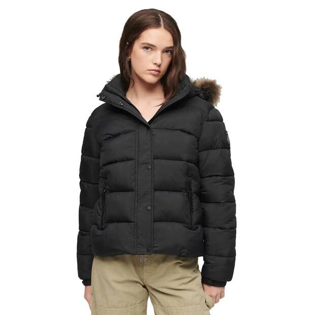 

Superdry Faux Fur puffer куртка M