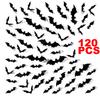 Halloween Decoration 3D Black PVC Bat Halloween Party DIY Decor Wall Sticker Bar Room Halloween Party Scary Decos Props