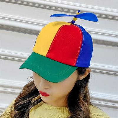 Regenboog Bamboe Libelle Baseballpet Voor Volwassenen Kinderen Jongens Meisjes Grappige Helikopter Propeller Avontuur Papa Pet Snapback Pet