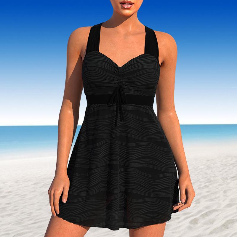 Dámské plavky Tankini 2dílné plavky Gradient Blue Windmill Crossing Print Prázdninové plavky