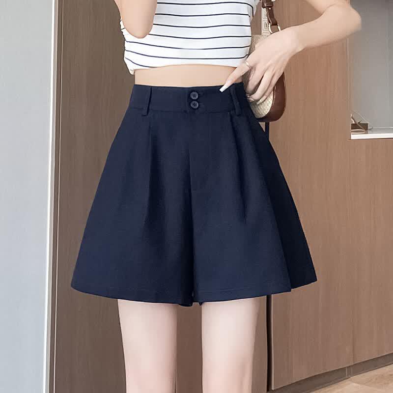 La Chapelle Women s High-Waist Suit Shorts L