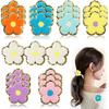 Colored Flower Towel Embroidery Patch Sticker Grit Embroidery Cloth Sticker Clothes Decoration Small Flower Embroidery Sticker Chenier