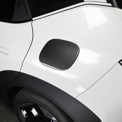 For KIA SELTOS SP3 2026 2027 Car Tuning Carbon Fiber Black Car Fuel Tank Cap Decoration Cover Trim Exterior Accessories