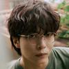 Alloaiweeo Al8402 1111G Titanium Silver Layered Bridge Eyeglass Frame Blue Light Lens Selection