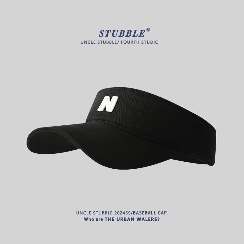 

Summer Sun Protection Cap With Wide Brim For Outdoor Running And Casual Wear чорний