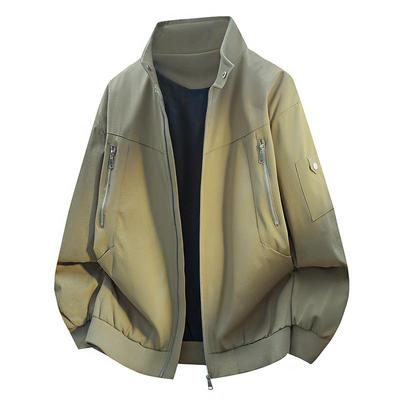 Men’s Versatile Lapel Jacket: Trendy, Loose-Fit, Simple Design for Autumn 