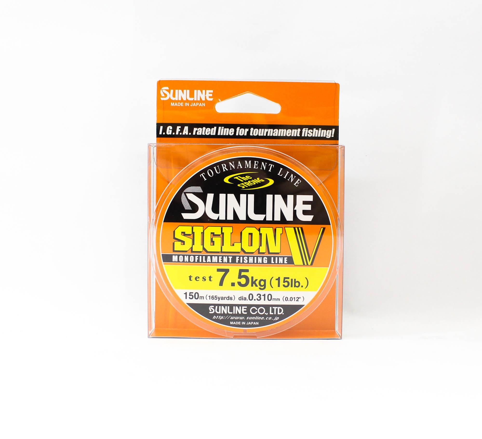 

Леска монофиламентная Sunline Siglon V 150м 15lb Диаметр 0.310мм (0499) чистый