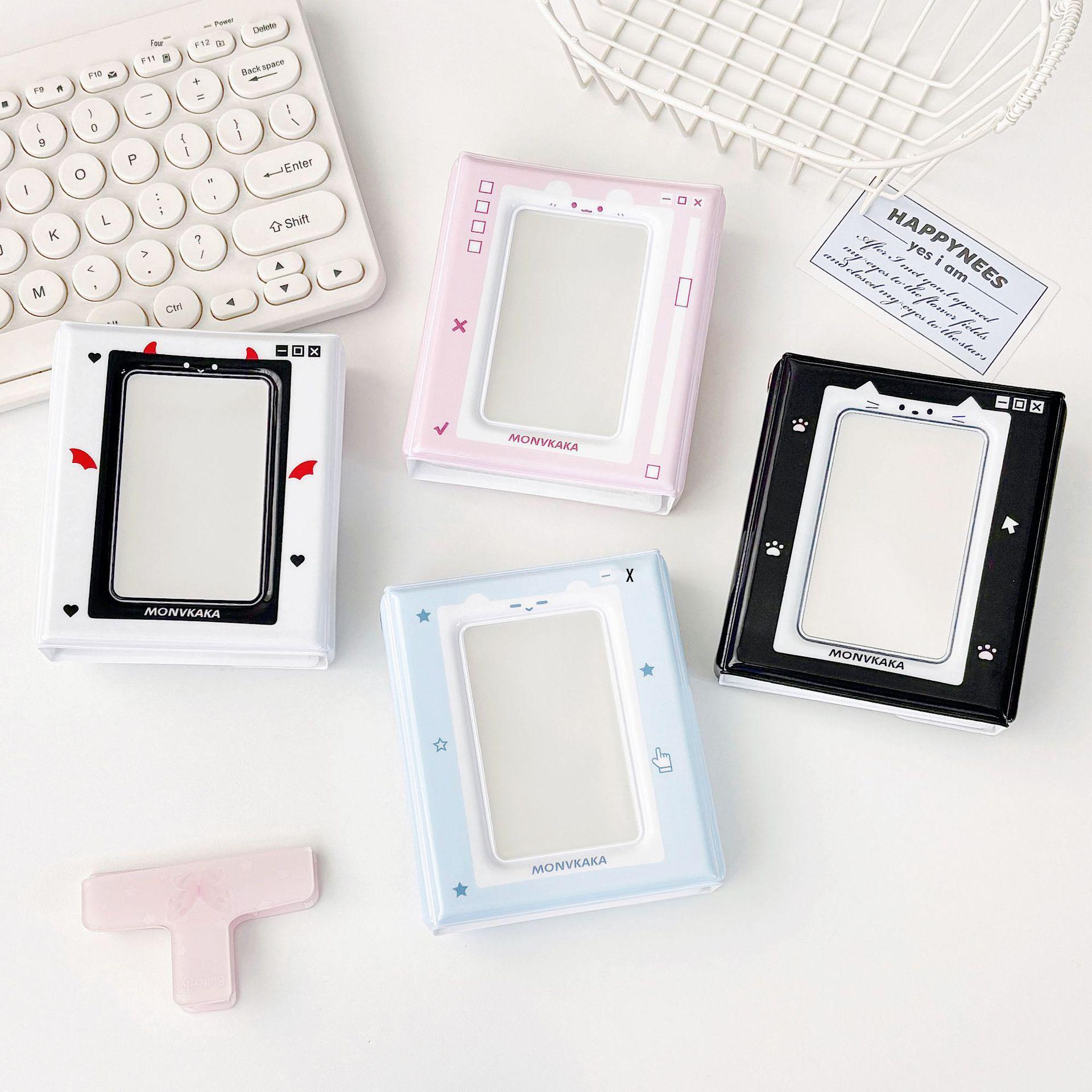 

Korean Pixel Style Cute Card Holder & Photo Album чорний