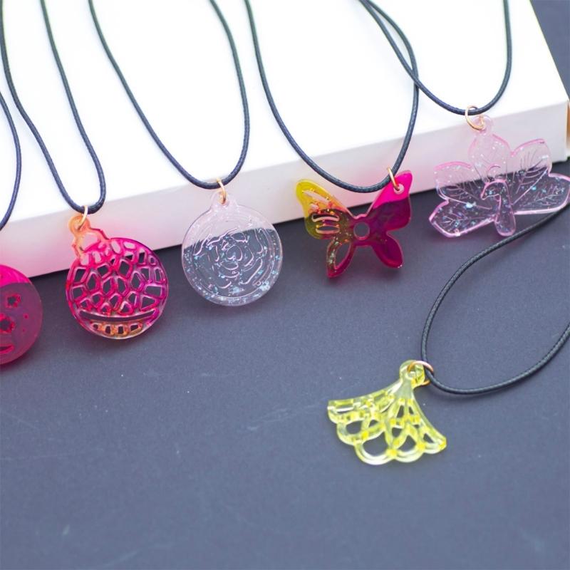 Food Safe Silicone Star Moon Pendant Mold Sturdy Silicone Accessories Mold For Handmade Earrings And Necklaces