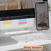1PC/2PC Transparent Desk Side Organizer With Monitor Stand Creative Sleek Message Board Message Memo Board
