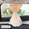 Lace Car Sunshade Curtain UV Protection Baby Car Sunshades Vehicle Privacy Shades  Rear Seat
