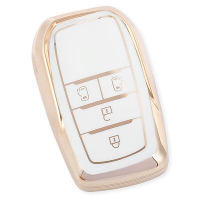 YANMW Sienta Key Case Compatible Toyota Voxy 90 Series Noah 90 Series Key Cover Buttons (4 White)