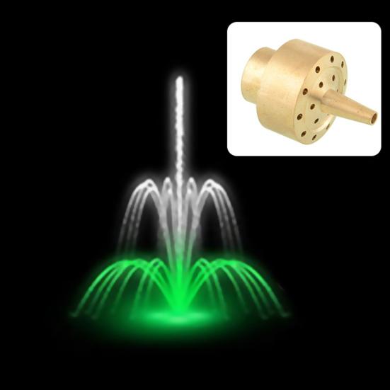 3/4 zoll DN20 Messing Spalte Feuerwerk Blume Sprinkler Spray Kopf Brunnen Düse