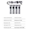 LISM 5-stufiger Ultrafiltrations-Wasserfilter aus Edelstahl