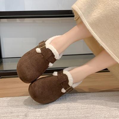 Snow Boots Women's New Winter Velvet Thickened Warm Cotton Shoes Soft Sole Non-slip Warm Child