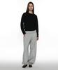 PARTIMENTO WOMEN Pwc Two-Way Pocket Knit Crew_Black