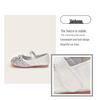 Princess Elsa Rhinestone Leather Shoes for Girls - Non-slip Flat Bottom Performance Footwear
