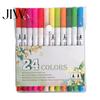 Non-toxic Drawing Markers Set, with Brush And Fine Point Tips, Washable Water-soluble Tools Ink Supplies, for Hand-Drawn Creation Art Practice