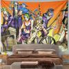 Lovely Purple Fantasy Characters Cart Bohemian Tapestry, Deep Purple Elegant Touch, Wonderful Gift for Housewarming and New Home with Hip