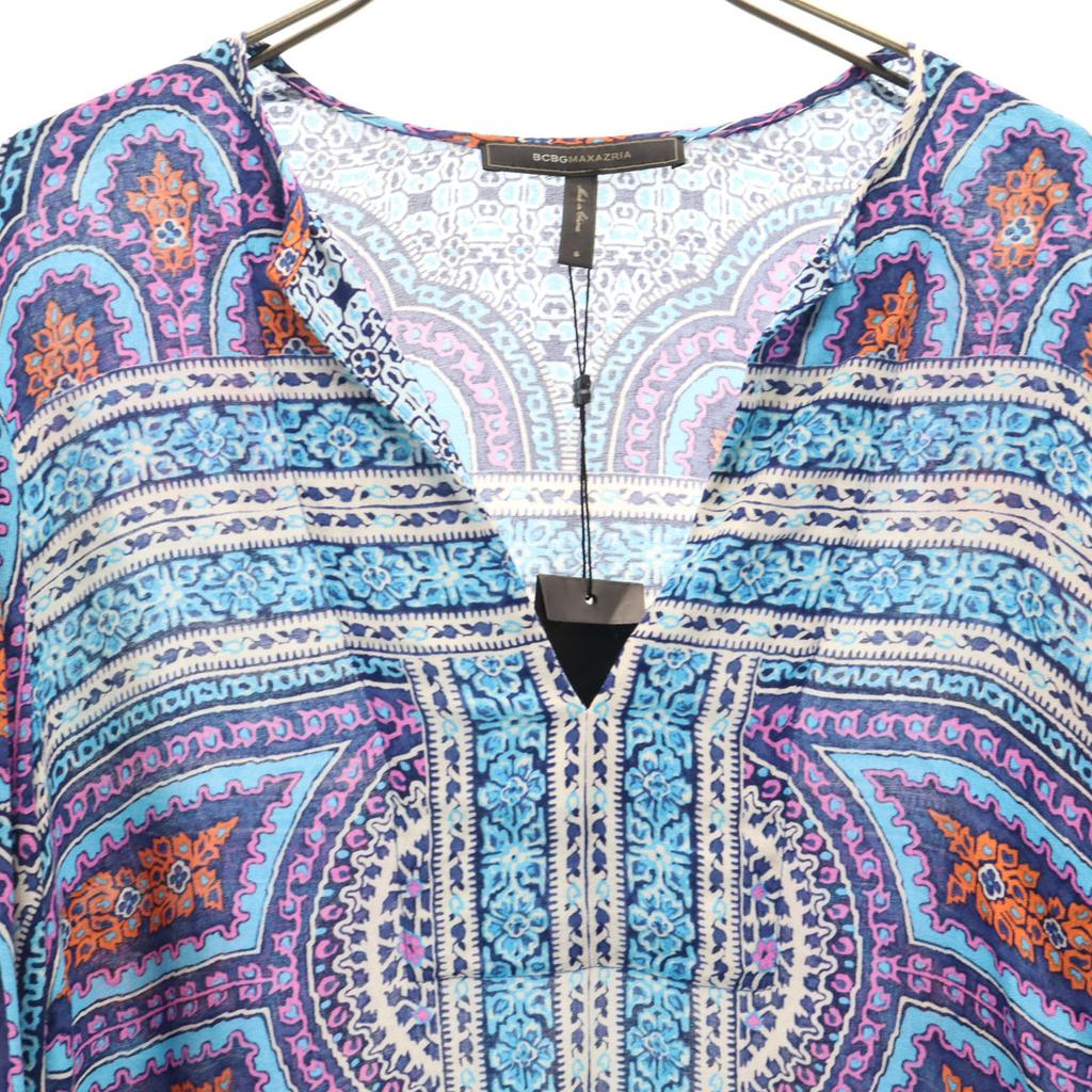 Beauty Products BCBGMAXAZRIA Overall Handle Long Sleeve Skipper Color Blouse Women Used