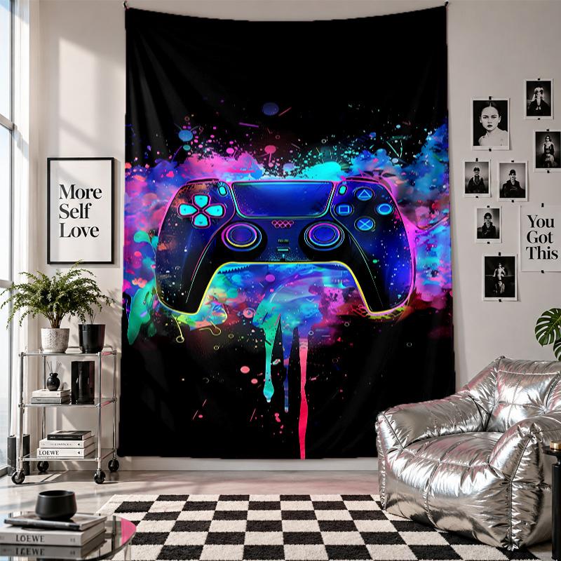 Wall TapestryController Art Hanging Cloth Decorative Background Cover for Room Decoration