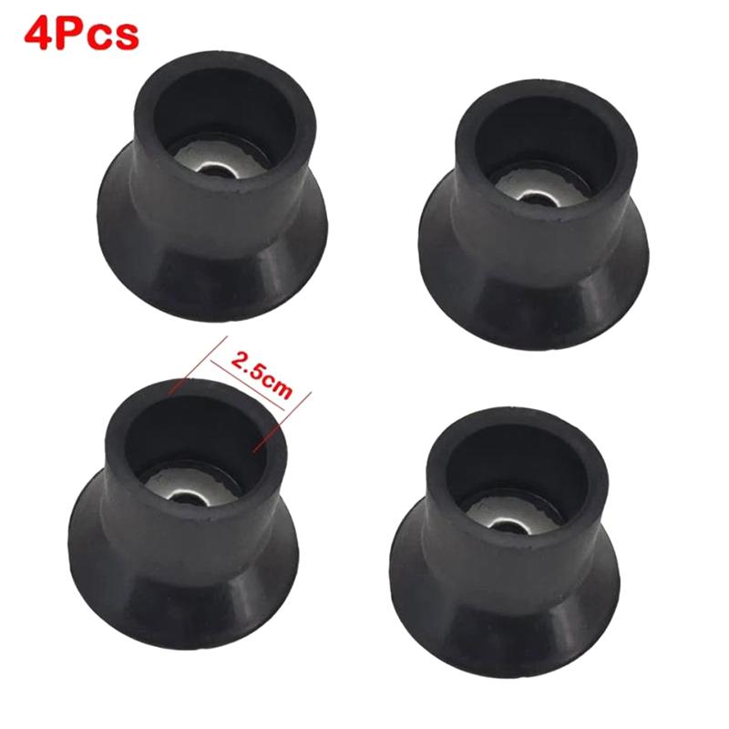 4Pcs Universal Gas Stove Foot Mat Suction Cup Wear-Resistant Gas Stove Non-Slip Pad Replacement Silent Jumping Bed Foot Covers