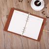 Notebook Loose-Leaf Faux Leather Thickened  Work Meeting Minutes Office Supplies A5 Notepad Printable Logo
